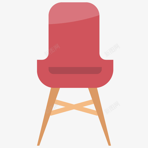椅子家用家具15扁平svg_新图网 https://ixintu.com 椅子 家用 家具 扁平