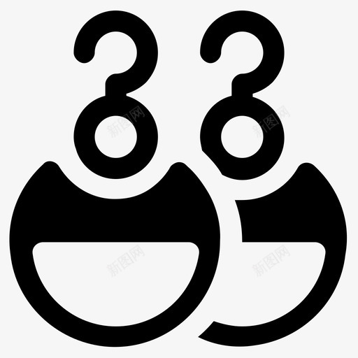 耳环首饰时尚饰品svg_新图网 https://ixintu.com 耳环 首饰 时尚 饰品 款式 时尚服装 字形 矢量 矢量图 图标
