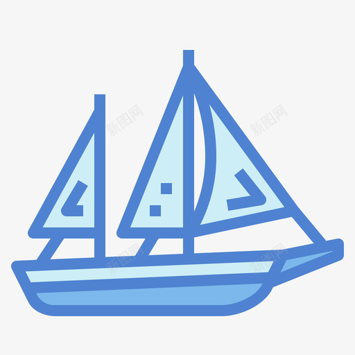 船船8蓝色svg_新图网 https://ixintu.com 蓝色