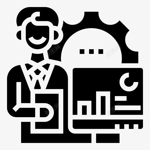 年度最佳员工员工评估5字形svg_新图网 https://ixintu.com 员工 年度 最佳 评估 字形