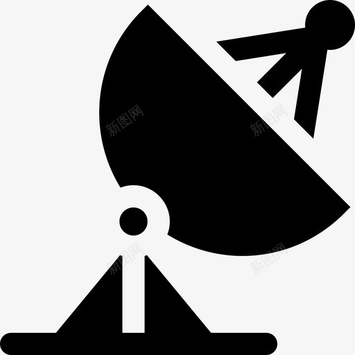 卫星天线网络和通信6填充svg_新图网 https://ixintu.com 卫星 天线 网络 通信 填充