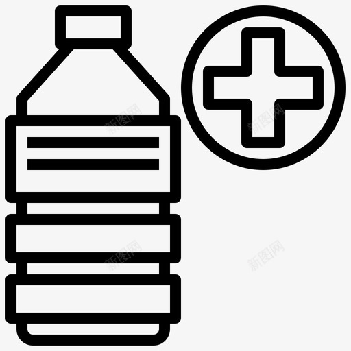 水瓶子慈善机构svg_新图网 https://ixintu.com 慈善 瓶子 机构 饮料 液体 大纲