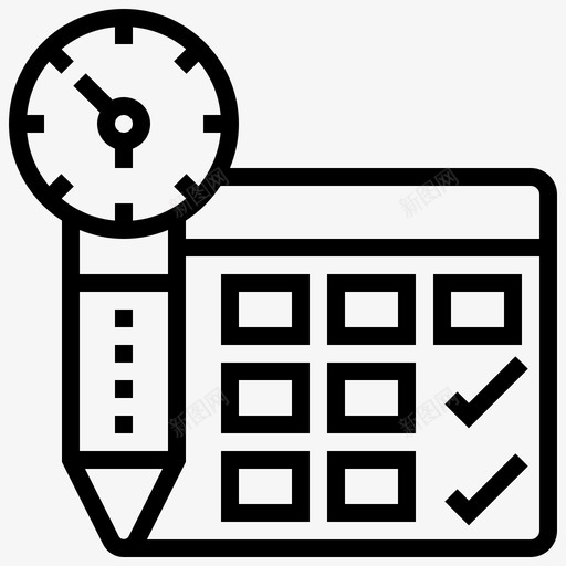 日程表对话资产32线性svg_新图网 https://ixintu.com 日程表 对话 资产 线性