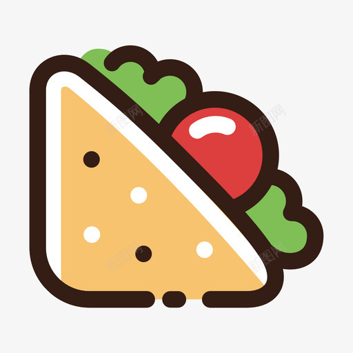 三文治svg_新图网 https://ixintu.com 三文 文治