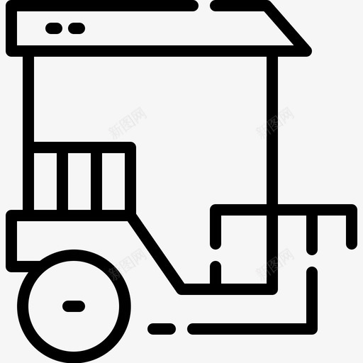 TukTuk柬埔寨2线性svg_新图网 https://ixintu.com Tuk 柬埔寨 线性