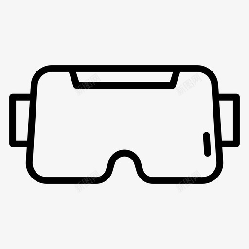 Vr眼镜书呆子64直线型svg_新图网 https://ixintu.com Vr 眼镜 书呆子 直线 线型