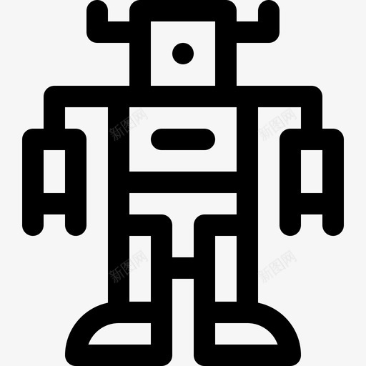 机器人神奇的角色27直线型svg_新图网 https://ixintu.com 机器人 神奇 角色 直线 线型