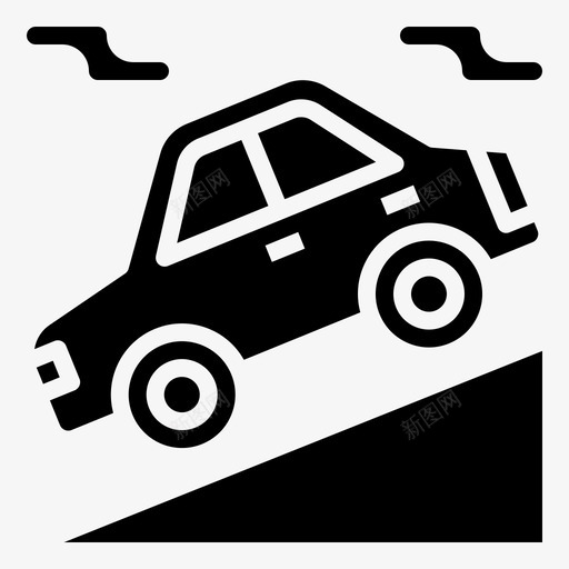 道路坡道汽车高速公路svg_新图网 https://ixintu.com 道路 坡道 汽车 高速公路 路径 地图 符号