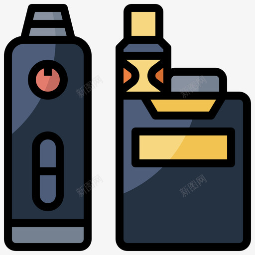 抽烟戒烟23线性颜色svg_新图网 https://ixintu.com 抽烟 戒烟 线性 颜色