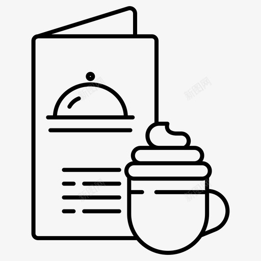 咖啡菜单饮料菜单卡svg_新图网 https://ixintu.com 菜单 咖啡 饮料 杯子 咖啡杯