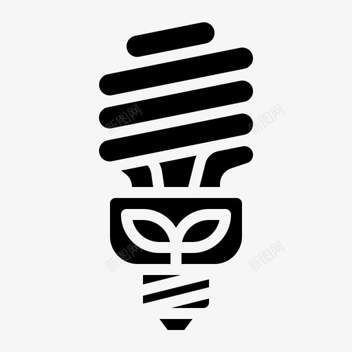 照明生态灯泡电源svg_新图网 https://ixintu.com 生态 照明 灯泡 电源 固体
