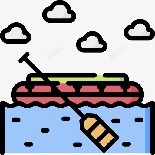 漂流极限运动31线性颜色svg_新图网 https://ixintu.com 漂流 极限运动 线性 颜色