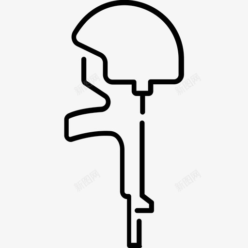 突击步枪头盔军用svg_新图网 https://ixintu.com 突击 步枪 头盔 军用 武器 阵亡 将士 纪念日