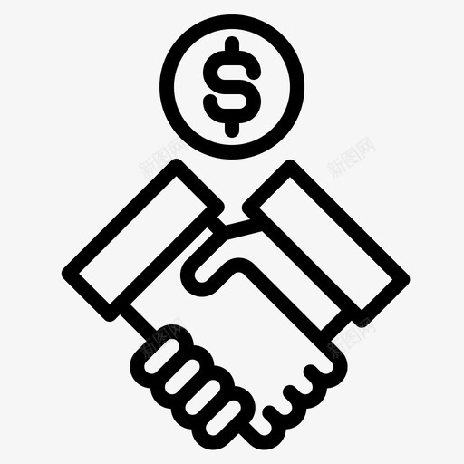 合同商业和金融117直线svg_新图网 https://ixintu.com 合同 商业 金融 直线