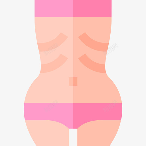 苗条身体正11扁平svg_新图网 https://ixintu.com 苗条 身体 扁平