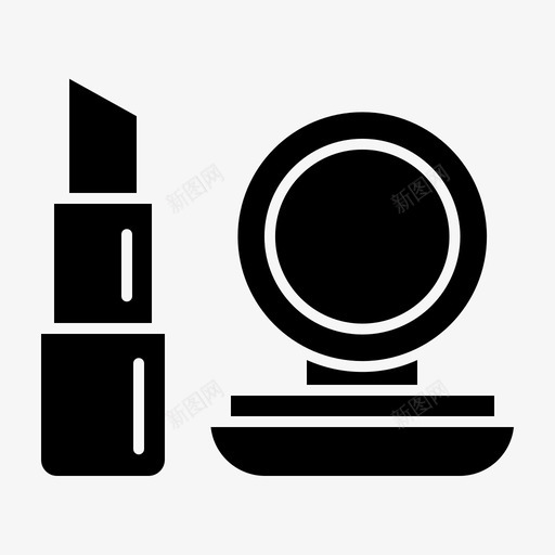 化妆品生活方式48字形svg_新图网 https://ixintu.com 化妆品 生活方式 字形