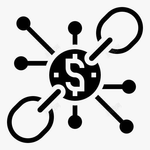奖励比特币区块svg_新图网 https://ixintu.com 区块 奖励 比特 矿工 交易 glyph1