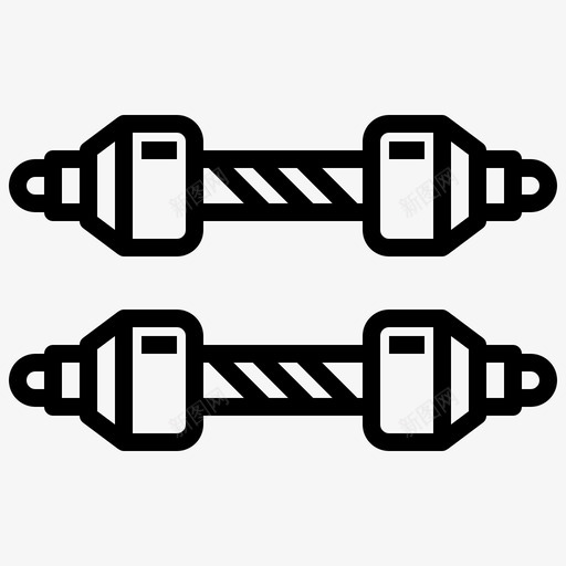 哑铃理疗33线性svg_新图网 https://ixintu.com 哑铃 理疗 线性