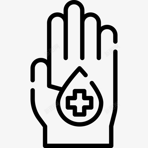 清洁防护措施1线性svg_新图网 https://ixintu.com 清洁 防护 措施 线性