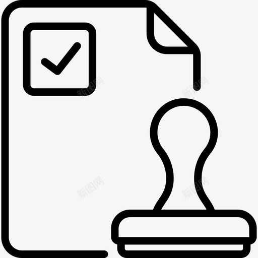印章工商管理17直线svg_新图网 https://ixintu.com 印章 工商管理 直线