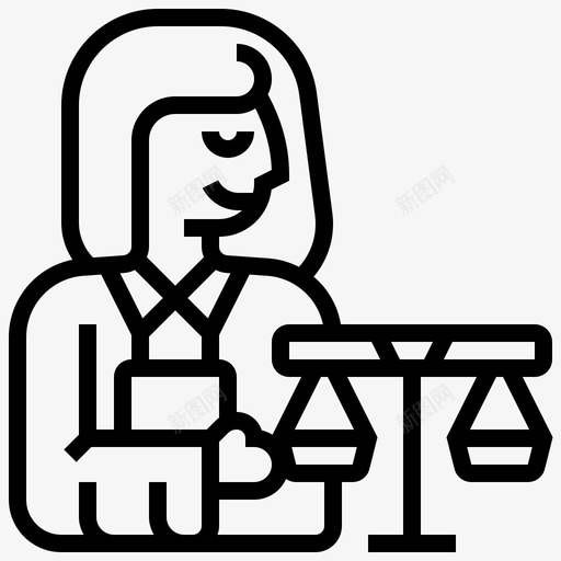 律师职业女性直系亲属svg_新图网 https://ixintu.com 律师 职业女性 直系亲属