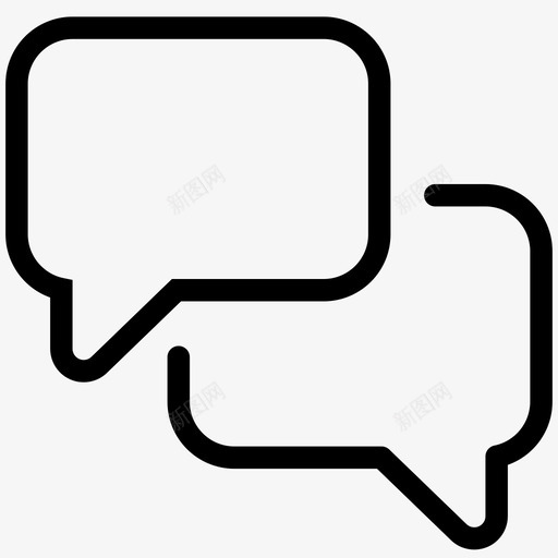 聊天提问交流svg_新图网 https://ixintu.com 聊天 提问 交流 对话 常见 问题解答 谈话 标准 站点 图标
