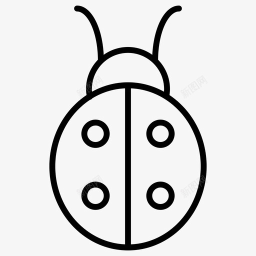 虫瓢虫农业和农业瘦svg_新图网 https://ixintu.com 瓢虫 农业