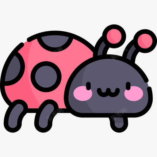 瓢虫141春线形颜色svg_新图网 https://ixintu.com 瓢虫 线形 颜色