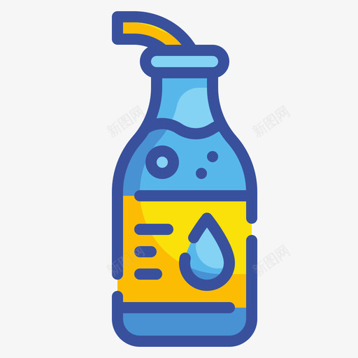 水健康食品49线性颜色svg_新图网 https://ixintu.com 健康食品 线性 颜色