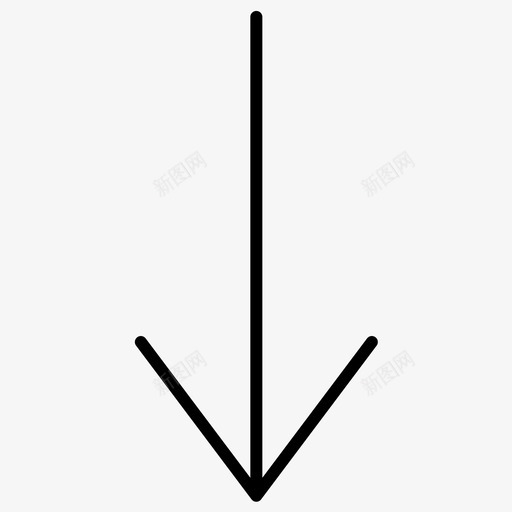 向下箭头方向svg_新图网 https://ixintu.com 向下 箭头 方向 设置 通用 粗体 线条