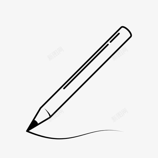 铅笔商务绘画svg_新图网 https://ixintu.com 铅笔 商务 绘画 办公室 学校