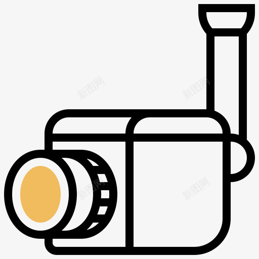 中央电视台摄像机警七局黄影svg_新图网 https://ixintu.com 中央电视台 摄像机 七局 黄影