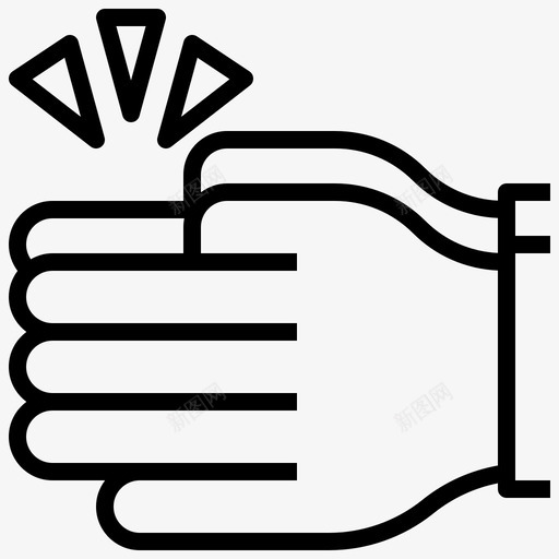 致胜手势掌声鼓掌svg_新图网 https://ixintu.com 手势 致胜 掌声 鼓掌