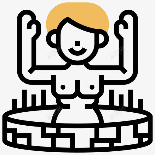 身体扫描生物识别8黄色阴影svg_新图网 https://ixintu.com 身体 扫描 生物识别 黄色 阴影