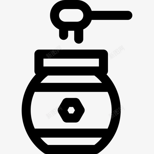 蜂蜜营养28直系svg_新图网 https://ixintu.com 蜂蜜 营养 直系