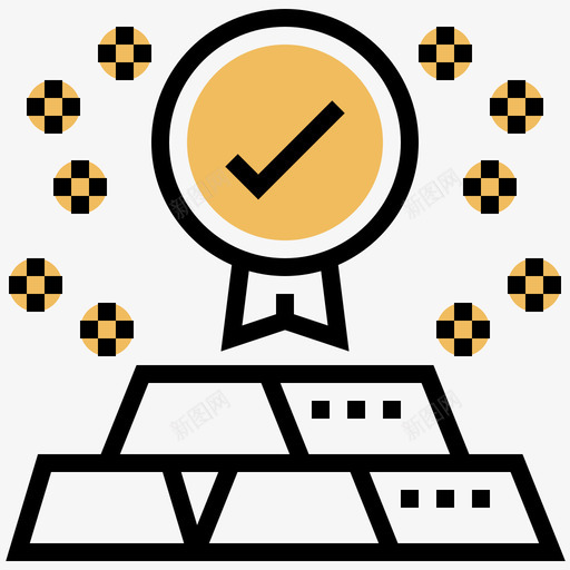 黄金经济61黄影svg_新图网 https://ixintu.com 黄金 经济 黄影
