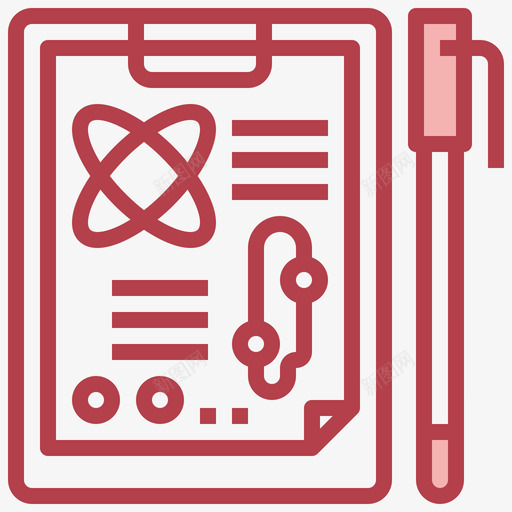 足球科学9红色svg_新图网 https://ixintu.com 足球 科学 红色