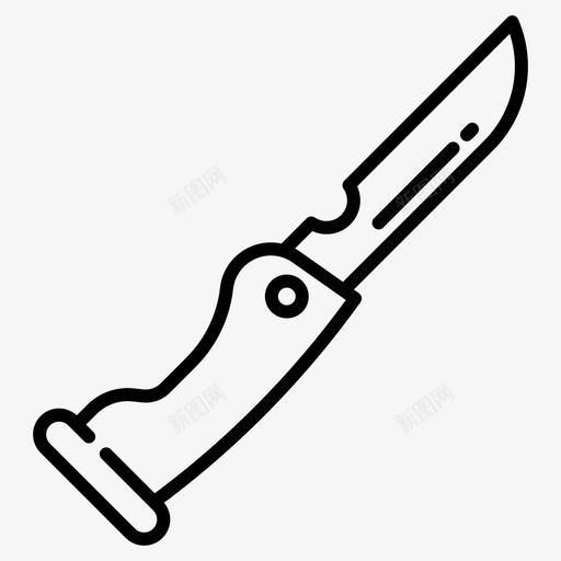 刀电工26轮廓svg_新图网 https://ixintu.com 电工 轮廓