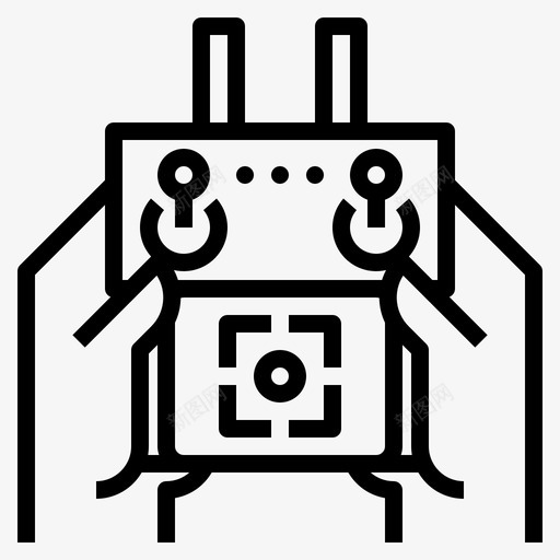 控制器无人机27外形svg_新图网 https://ixintu.com 控制器 无人机 外形