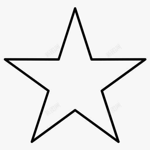星形常用速率svg_新图网 https://ixintu.com 星形 常用 速率 形状 通用 常规 线条