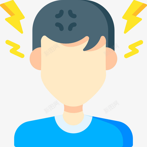 头痛冠状病毒13扁平svg_新图网 https://ixintu.com 头痛 冠状 病毒 扁平