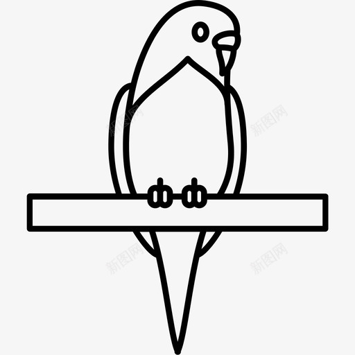鹦鹉动物鸟svg_新图网 https://ixintu.com 鹦鹉 图标 动物 凤头