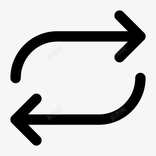 左右箭头材质粗体线条集70svg_新图网 https://ixintu.com 箭头 材质 粗体 线条