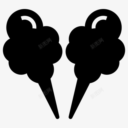 棉花糖糖果糖果集和甜点字形矢量图标svg_新图网 https://ixintu.com 棉花糖 糖果 甜点 字形 矢量 矢量图 图标
