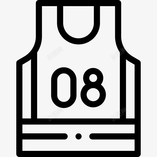 篮球运动衫运动装备35直线型svg_新图网 https://ixintu.com 篮球 运动衫 运动 运动装 装备 直线 线型