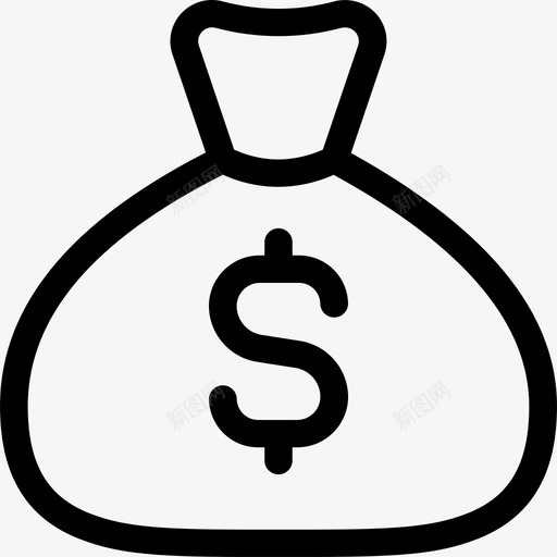 MoneyBag1svg_新图网 https://ixintu.com MoneyBag1