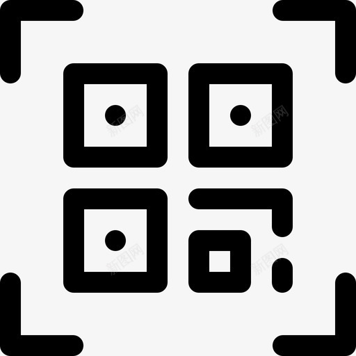 二维码instagram重点报道购物4线性svg_新图网 https://ixintu.com 二维 instagram 重点 报道 购物 线性
