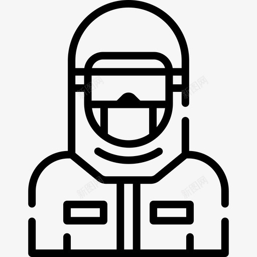 安全服防护措施1线性svg_新图网 https://ixintu.com 安全服 防护 措施 线性