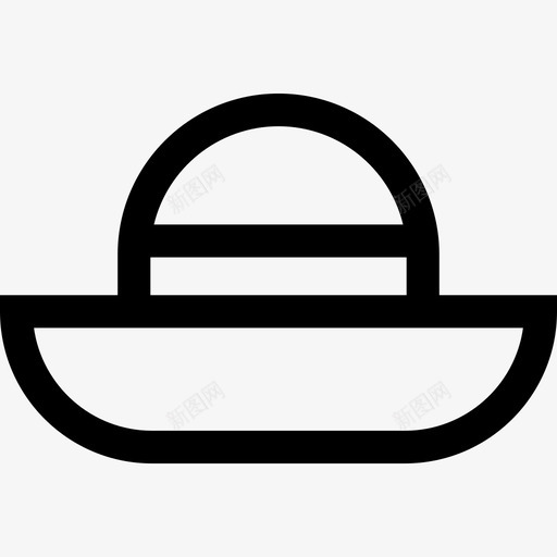 帽子园艺95直线型svg_新图网 https://ixintu.com 帽子 园艺 直线 线型