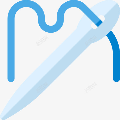 针织针14平针svg_新图网 https://ixintu.com 针织 平针
